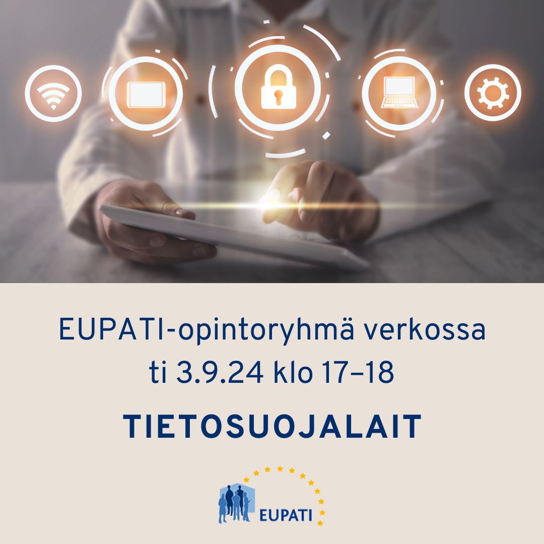 EUPATI Suomi -opintoryhmä: tietosuojalait