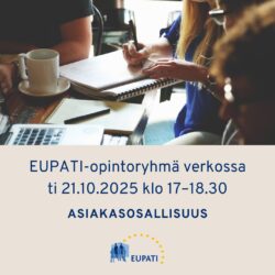 EUPATI Suomi opintoryhmä lokakuu 2025