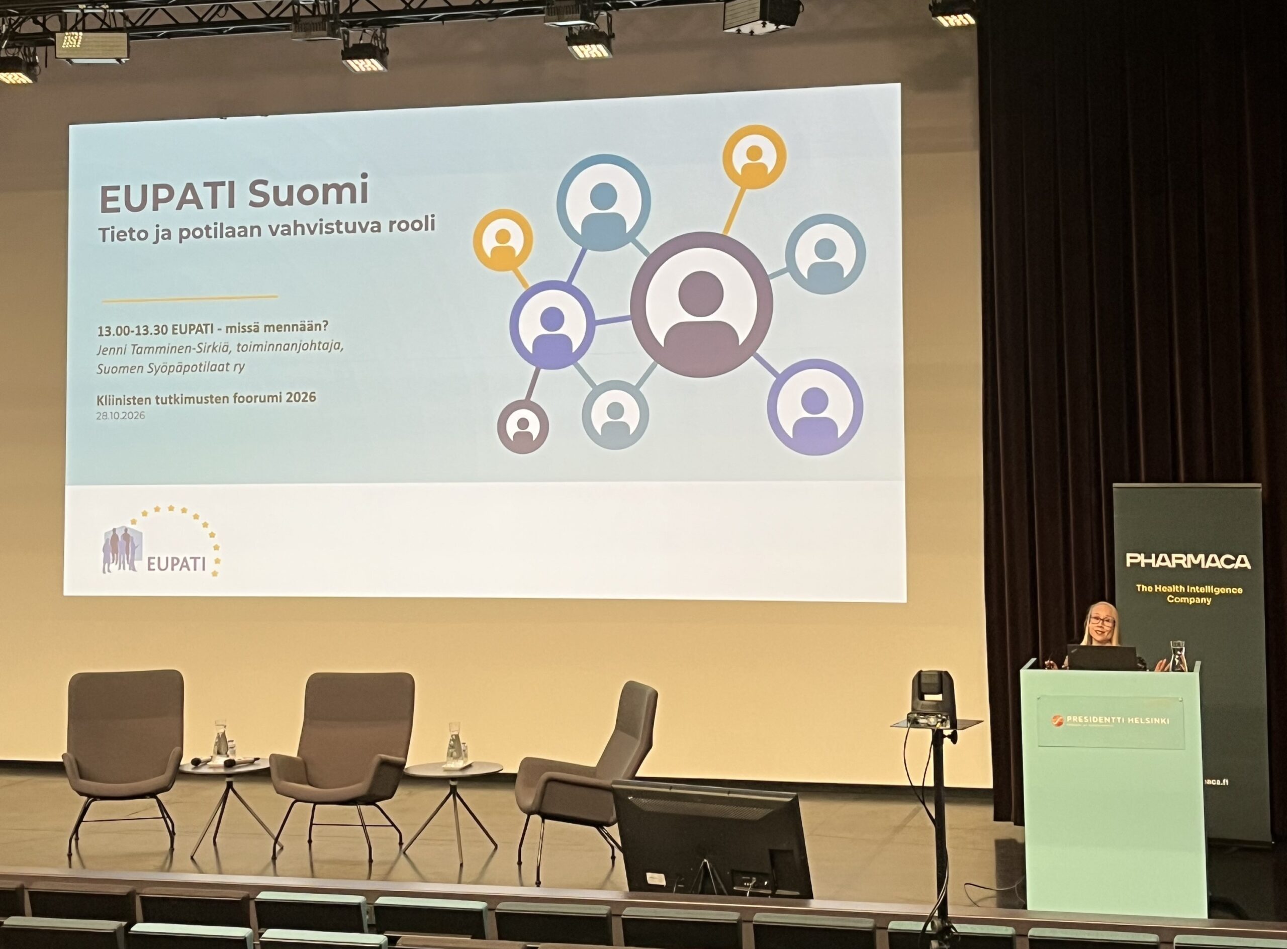 Jenni Kliinisten tutkimusten foorumissa 2026